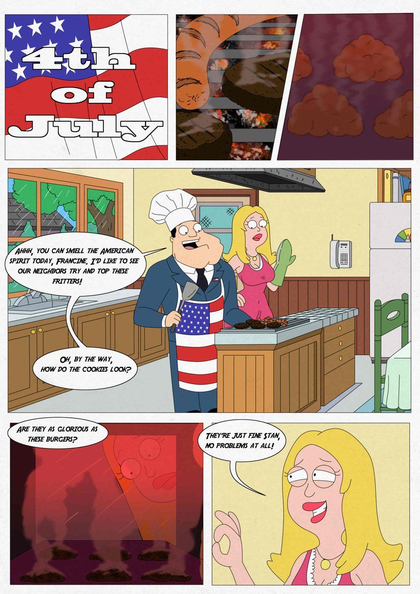 Shadbase Incest American Dad Porn - American Dad - Hot Times On The 4th Be useful to July | Porn Comics