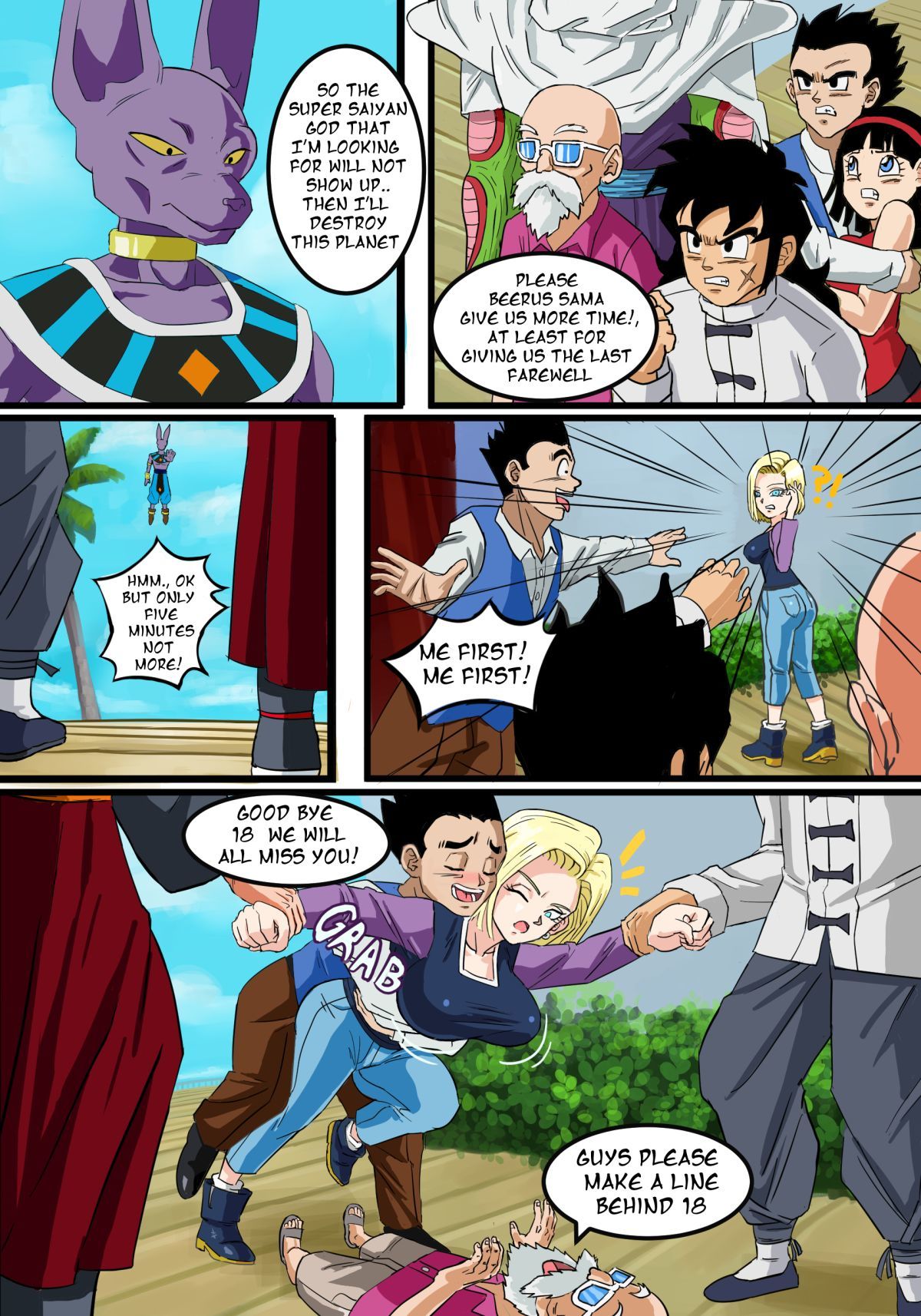 Dragon Ball Z Android 18 Porn Caption - Beerus Caption Dragon Ball Super by Pink Pawg | Porn Comics