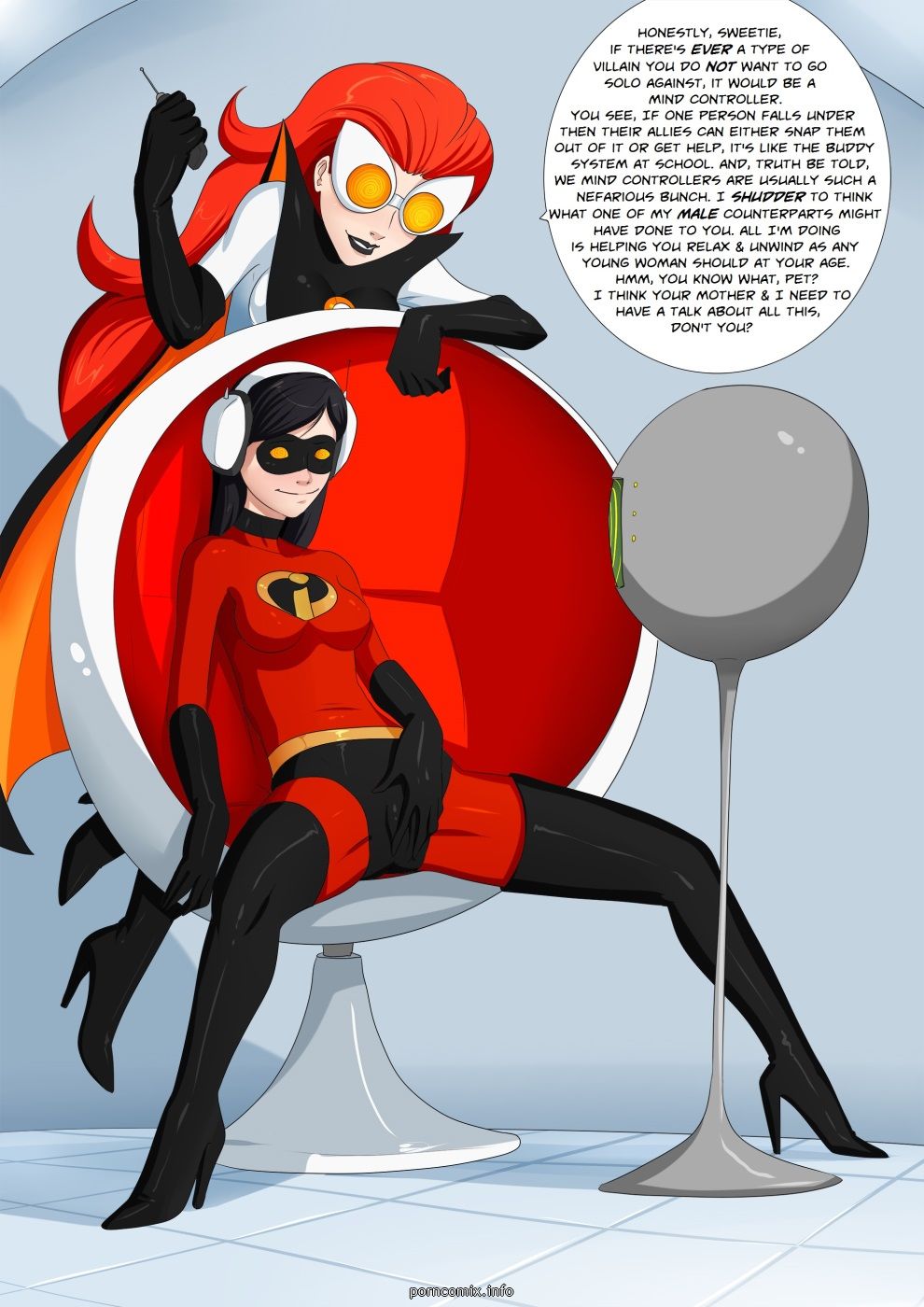 The Incredibles Lesbian Porn Animated - Incredibles - Mom Daughter Connecting | Porn Comics