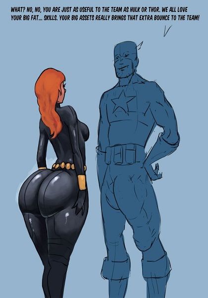 Shiin - Black Widow and one be useful to her Informants (Avengers) | Porn  Comics