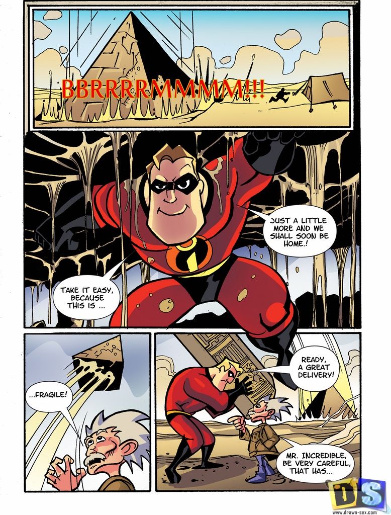 Incredibles Cartoon Xxx - The Incredibles In Egypt - Pinched Sex | Porn Comics