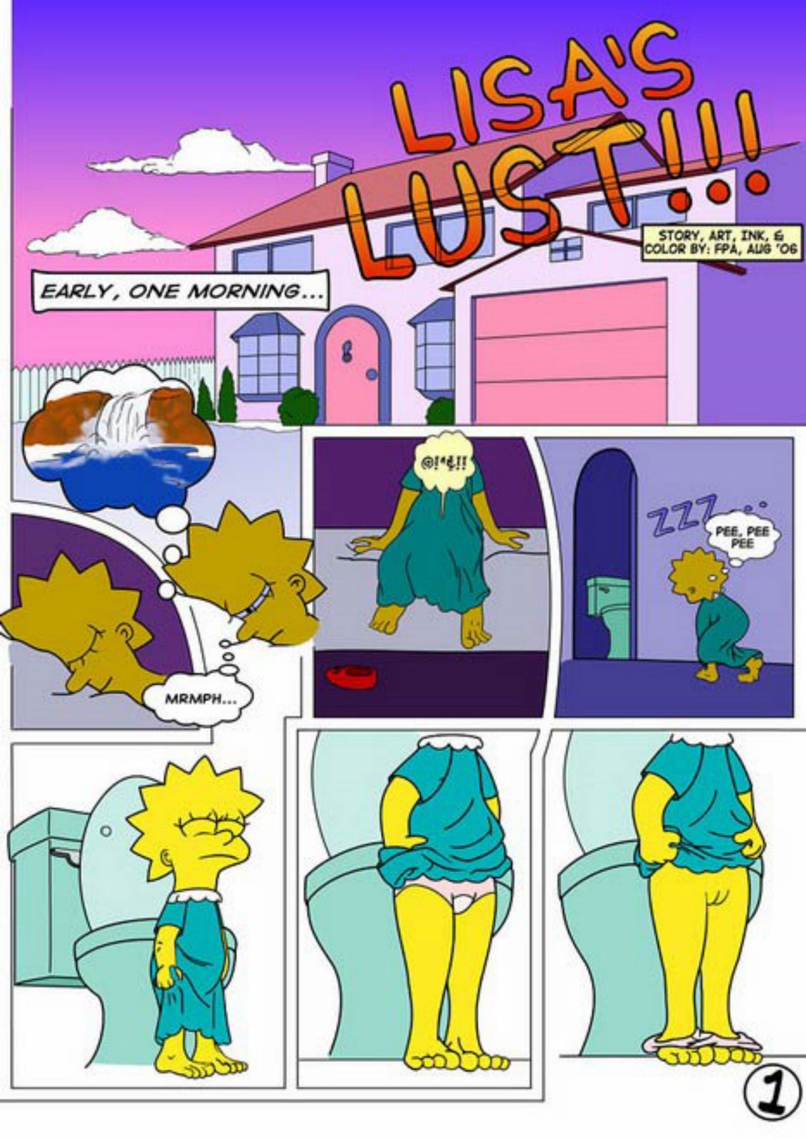Transmitted to Simpsons Lisa | Porn Comics