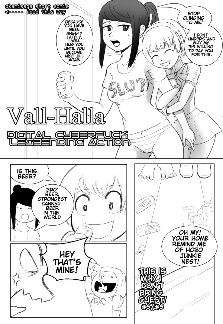 Vall-Halla Digital Cyberfuck Lesbending Scene | Porn Comics