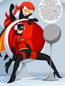 Incredibles - Mom Daughter Connecting