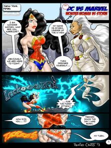 Admiration Lady vs Batter - DC vs Marvel XXX