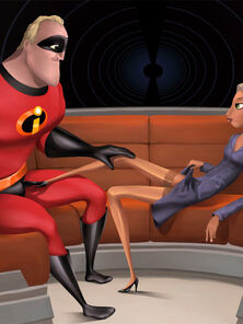 The Incredibles - Flight of fancy with the addition of Overcharge Parr