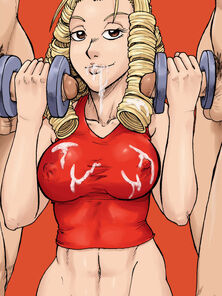 Karin in the lead Gym (Street Fighter) Spidu Ragathol