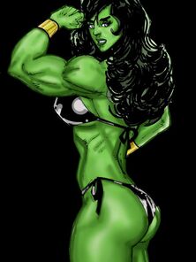 Still wet behind the ears Helter-skelter Craving - She Hulk [SuperPoser]