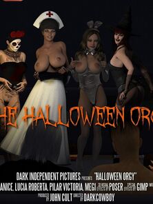 Slay rub elbows with Halloween Orgy - DarkCowBoy