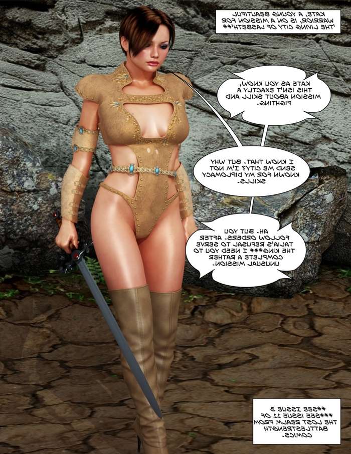 3d Warrior Girl Porn - A Warrior's Present - Lost Realm, 3D | Porn Comics