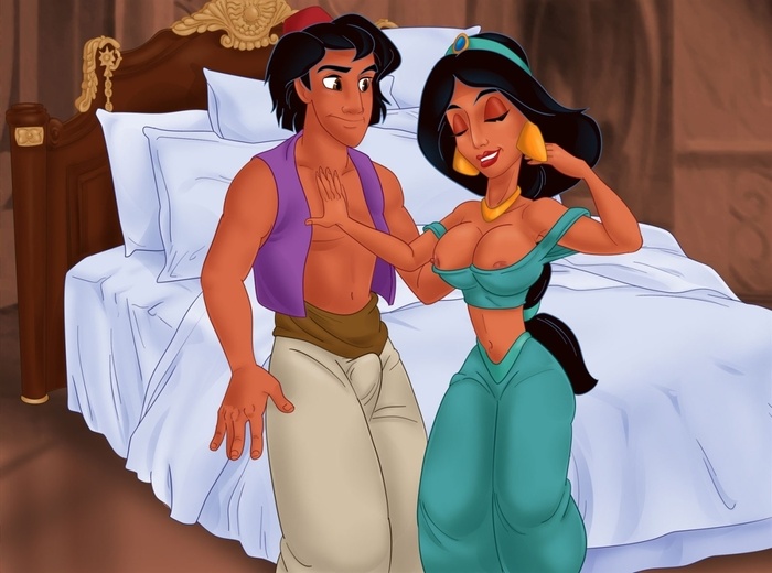 700px x 520px - TitFlaviy] Aladdin - Out of the limelight Eastern Erotic | Porn Comics