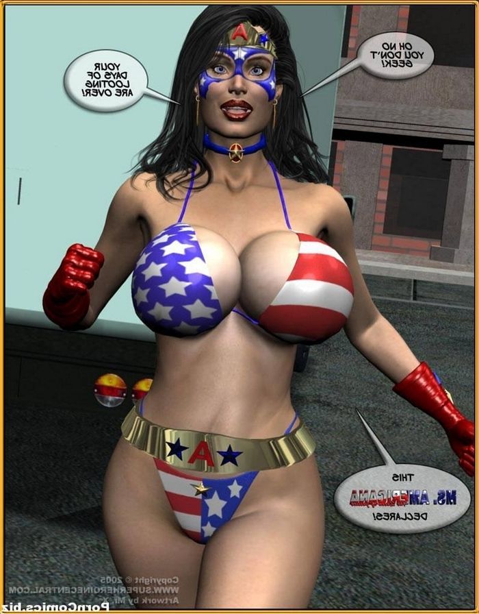 3d Superheroine Comic Porn - 3D Sex Comics-Miss Americana vs Geek | Porn Comics