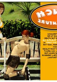 T-girl 3D - Bench Event Futanari