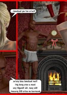 Darklord - Blondes xmas -3D Interracial Sex