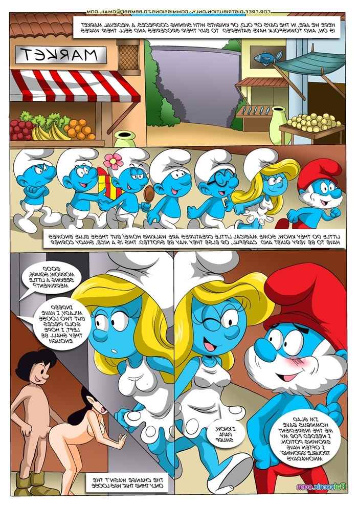 The Smurfs Comic Porn - Palcomix] Morose Light District (The Smurfs) | Porn Comics