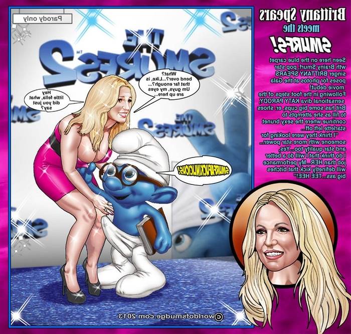 700px x 666px - Smudge-Brittany Spears meets the Smurfs | Porn Comics