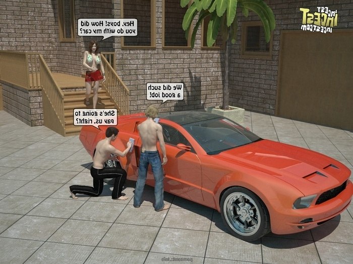 700px x 525px - Brother + Sister's Car. 3D Incest | Porn Comics