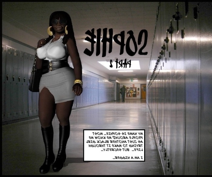 Ebony Interracial Sluts - Ebony College Slut 2 - Sophie, 3D Interracial | Porn Comics