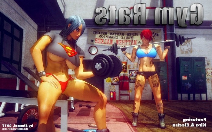 Gym Rats - Shassai, big muscular girl | Porn Comics