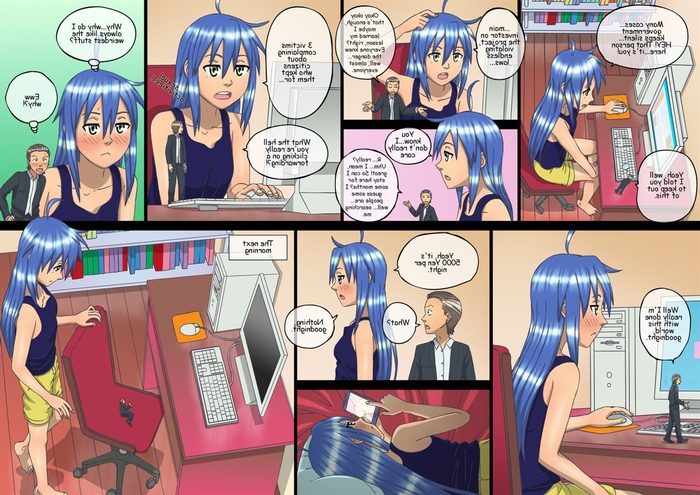 Anal Vore Comic - Konata anal vore - Paccu-san | Porn Comics