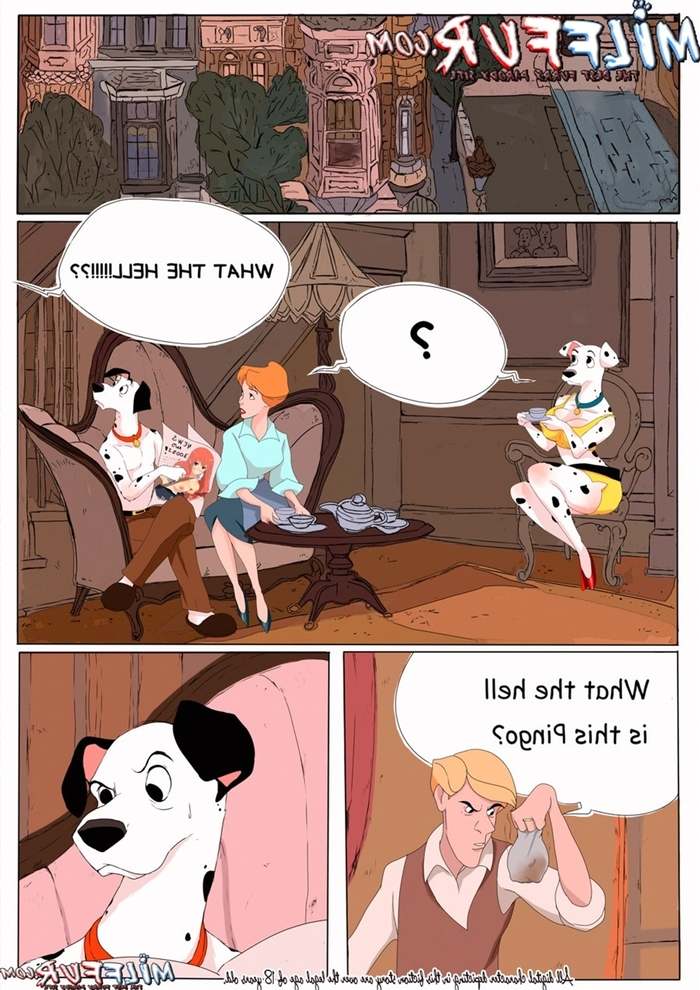 1001 Dalmatians Disney Cartoon Comics - Milffur-Bad Pingo, 101 Dalmatians Furry Erotic | Porn Comics