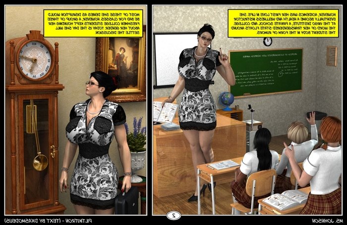 3d Shemale With Female Tutor - Piltikitron - Ms. Johnson, 3D Shemale | Porn Comics