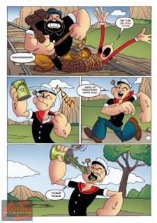 CartoonZA - Popeye an obstacle swabbie man