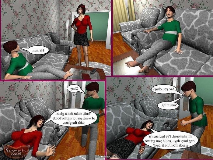 Mon And Son Xxx Cartoon - Crash With regard to Son - Animated Incest | Porn Comics