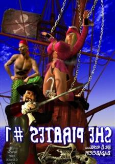 Busty Girl 3D Sex Comics-She Pirates 1