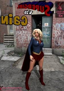 Supergirl vs Cain - MrBunnyArt
