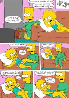 Chum around with annoy Simpsons  - T.V. art by Jimmy